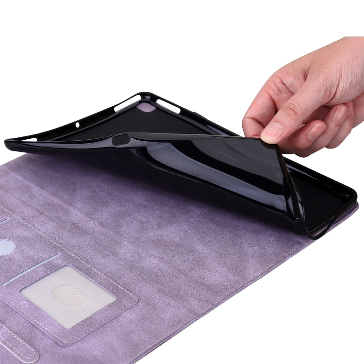For Huawei MatePad SE 11 2024 Butterfly Flower Embossed Leather Tablet Case