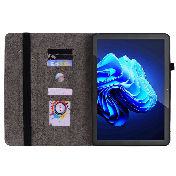 For itel Pad One 10.1 Butterfly Rose Embossed Leather Tablet Case