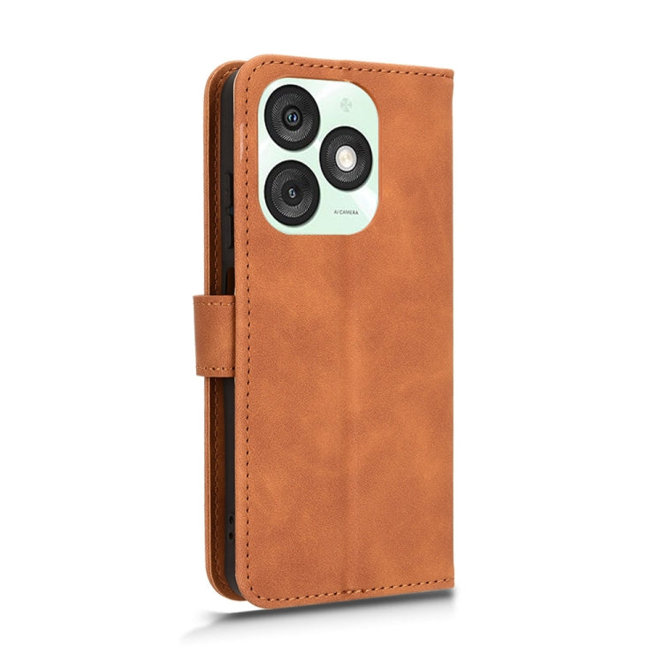 For itel A50 Skin Feel Magnetic Flip Leather Phone Case