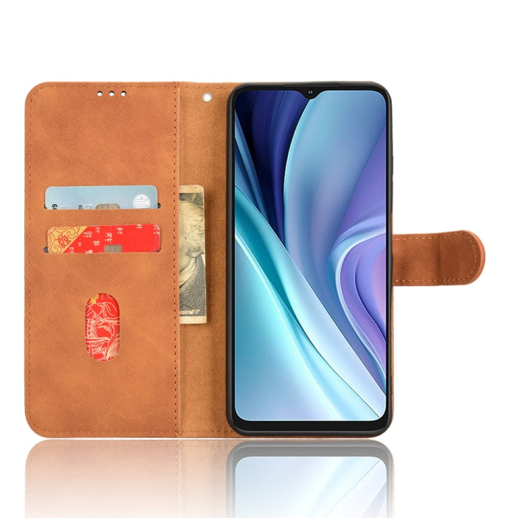 For itel A50 Skin Feel Magnetic Flip Leather Phone Case
