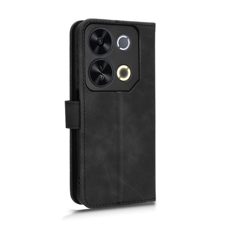 For itel P65 Skin Feel Magnetic Flip Leather Phone Case