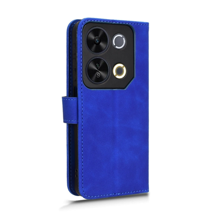 For itel P65 Skin Feel Magnetic Flip Leather Phone Case
