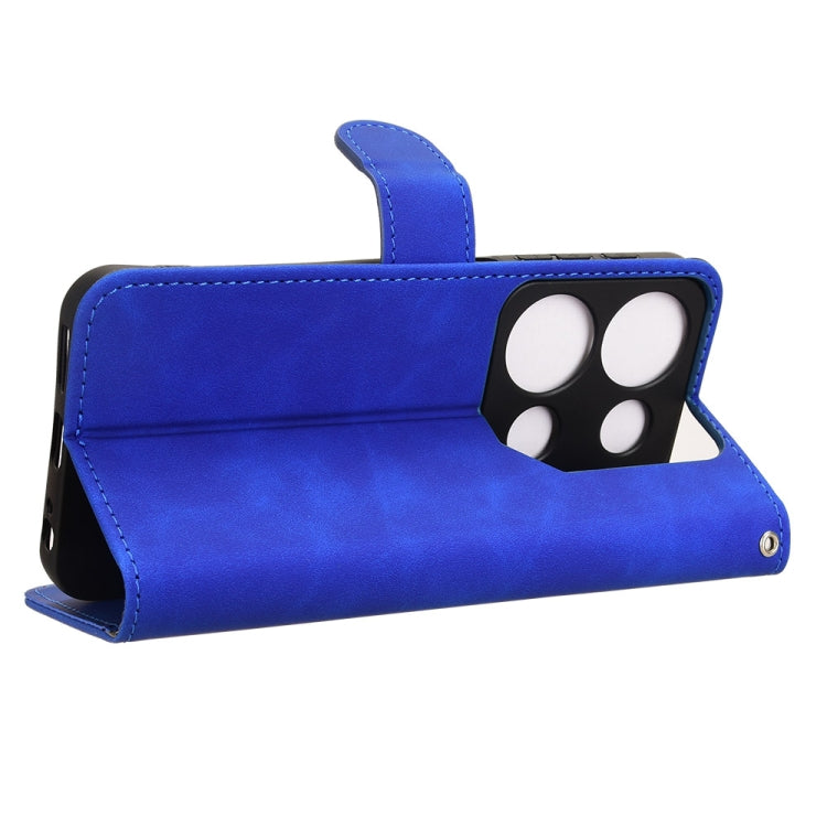 For itel P65 Skin Feel Magnetic Flip Leather Phone Case