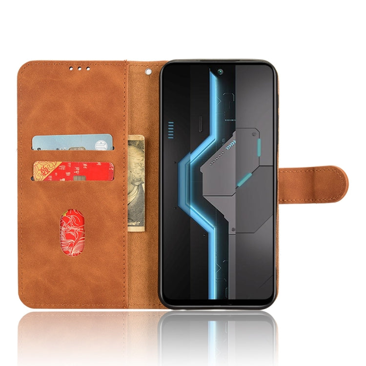 For itel P65 Skin Feel Magnetic Flip Leather Phone Case