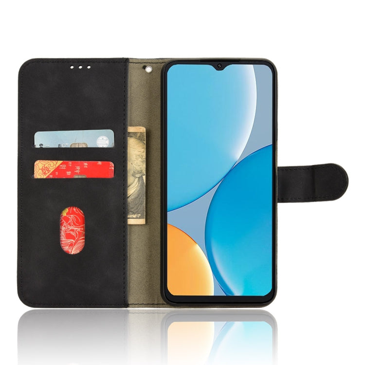 For itel A50C Skin Feel Magnetic Flip Leather Phone Case