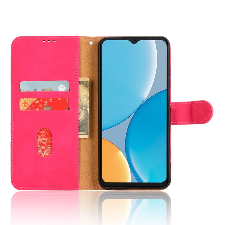 For itel A50C Skin Feel Magnetic Flip Leather Phone Case