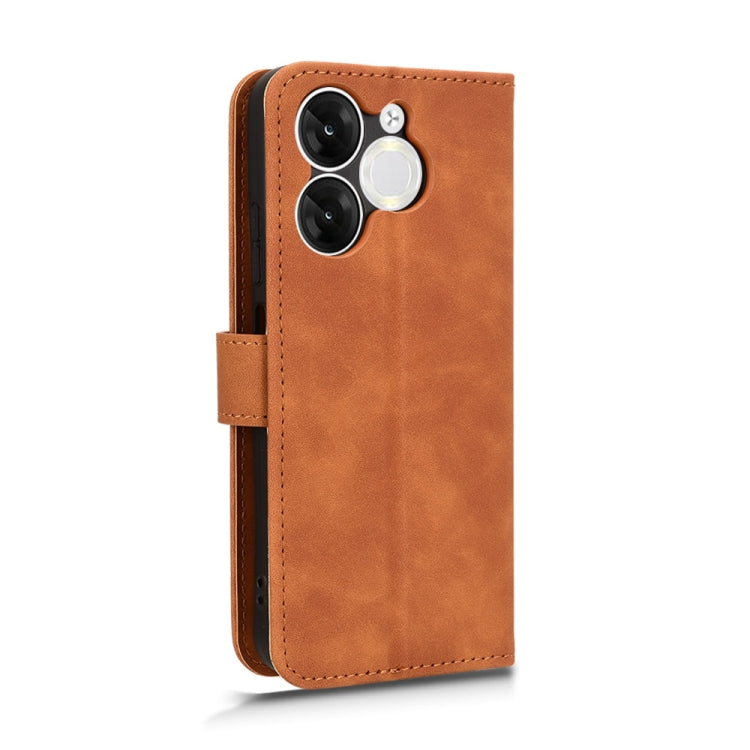 For itel A80 Skin Feel Magnetic Flip Leather Phone Case