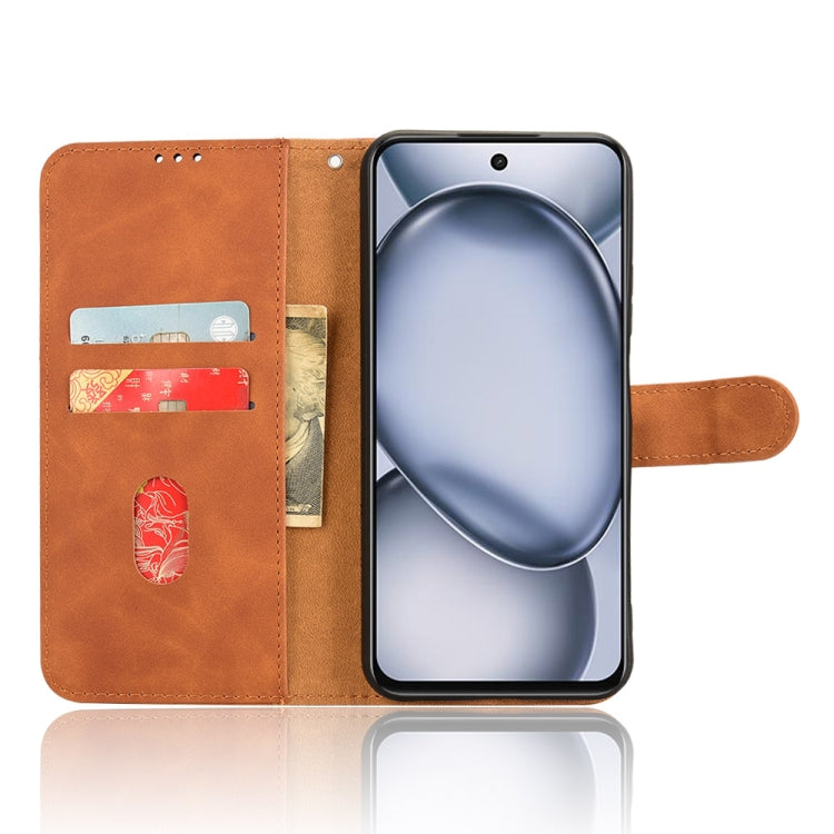 For itel A80 Skin Feel Magnetic Flip Leather Phone Case