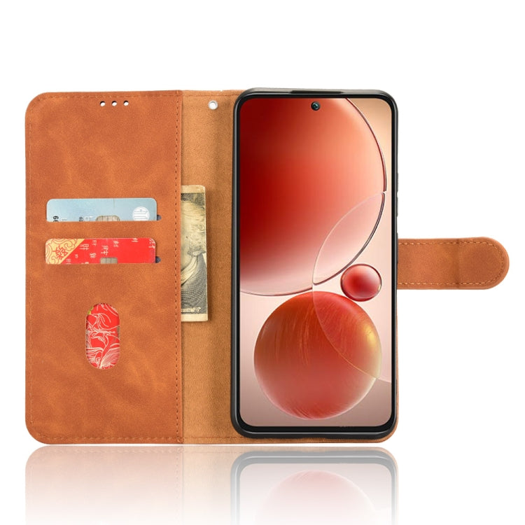 For itel S25 Skin Feel Magnetic Flip Leather Phone Case