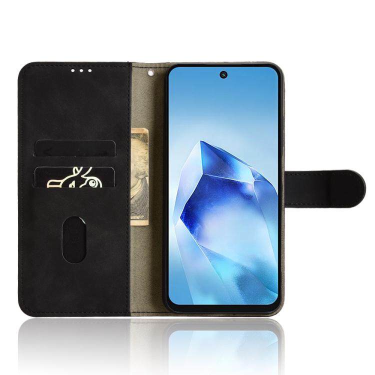 For itel Power 70 Skin Feel Magnetic Flip Leather Phone Case