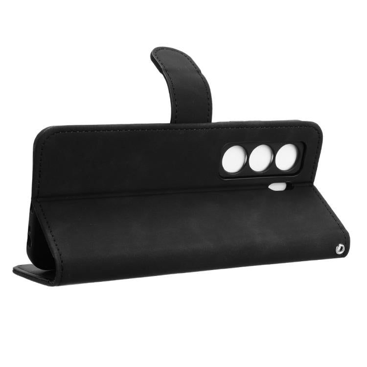 For itel Power 70 Skin Feel Magnetic Flip Leather Phone Case