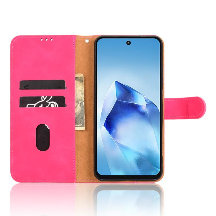 For itel Power 70 Skin Feel Magnetic Flip Leather Phone Case