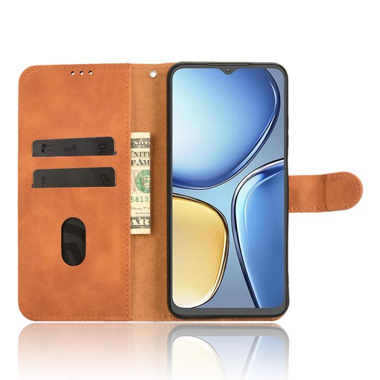 For itel A90 Skin Feel Magnetic Flip Leather Phone Case
