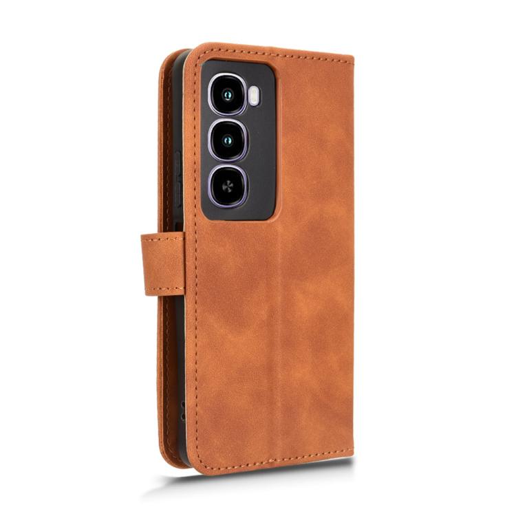 For itel City 100 Skin Feel Magnetic Flip Leather Phone Case