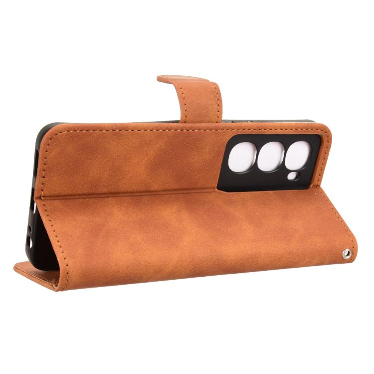 For itel City 100 Skin Feel Magnetic Flip Leather Phone Case