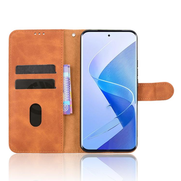 For itel Super 26 Ultra Skin Feel Magnetic Flip Leather Phone Case