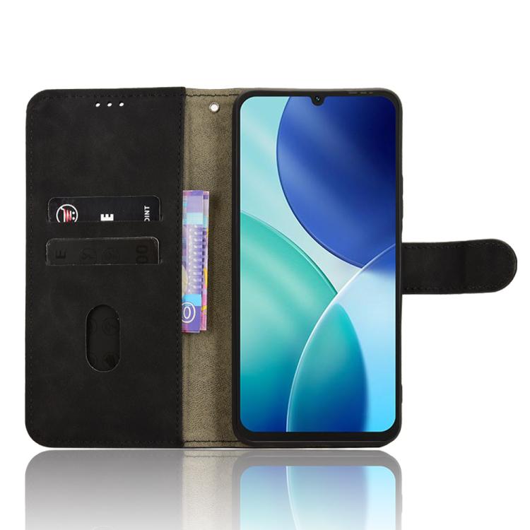 For itel A100 4G Skin Feel Magnetic Flip Leather Phone Case
