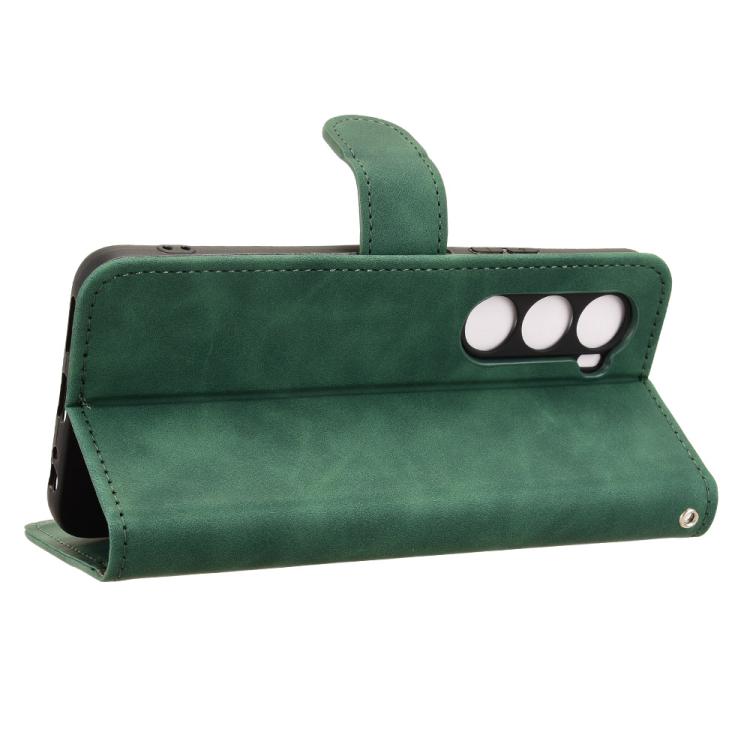 For itel A100 4G Skin Feel Magnetic Flip Leather Phone Case