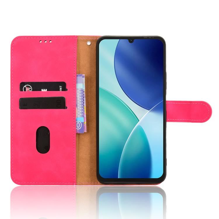 For itel A100 4G Skin Feel Magnetic Flip Leather Phone Case