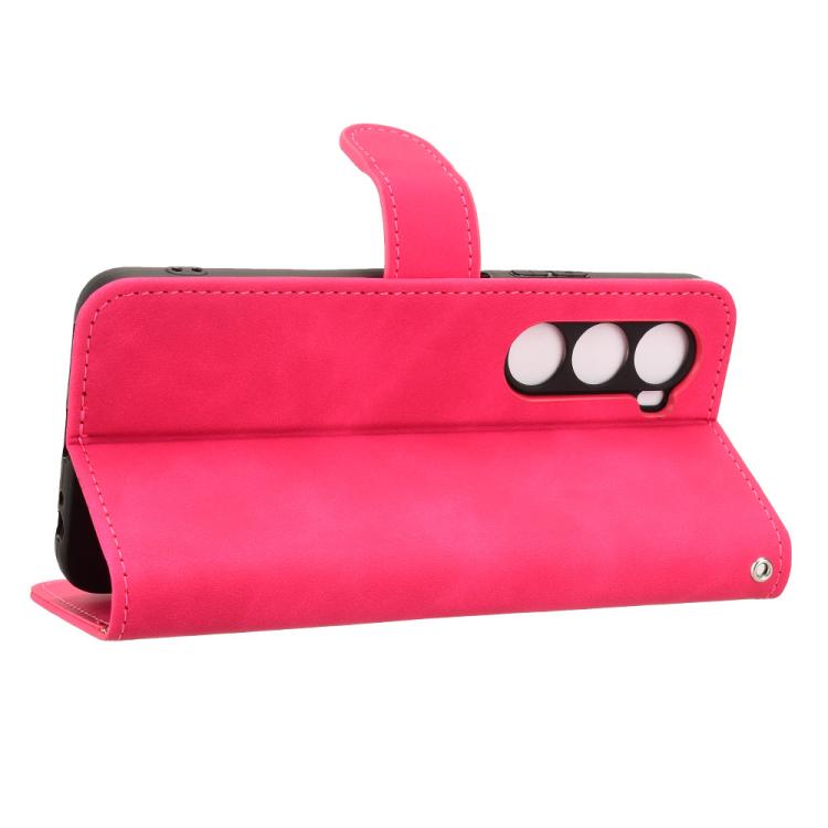 For itel A100 4G Skin Feel Magnetic Flip Leather Phone Case