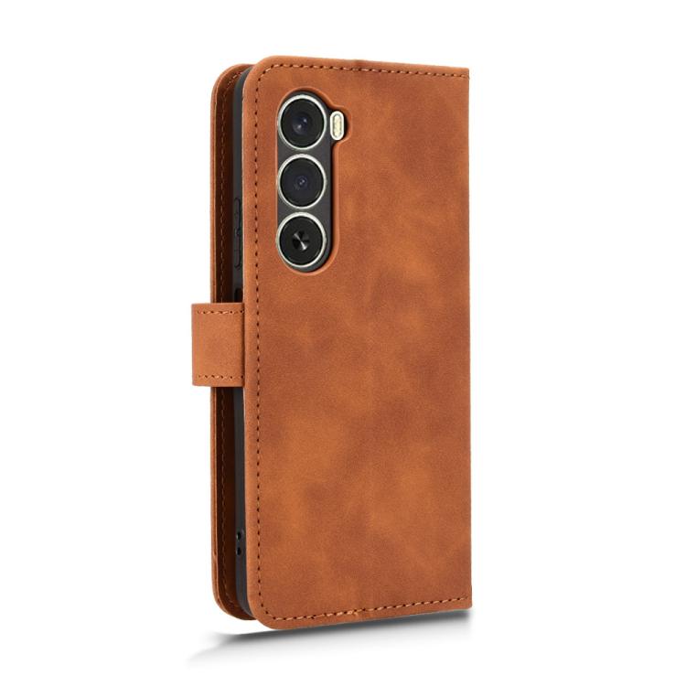 For itel A100 4G Skin Feel Magnetic Flip Leather Phone Case