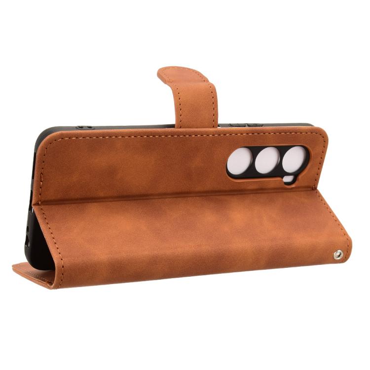 For itel A100 4G Skin Feel Magnetic Flip Leather Phone Case