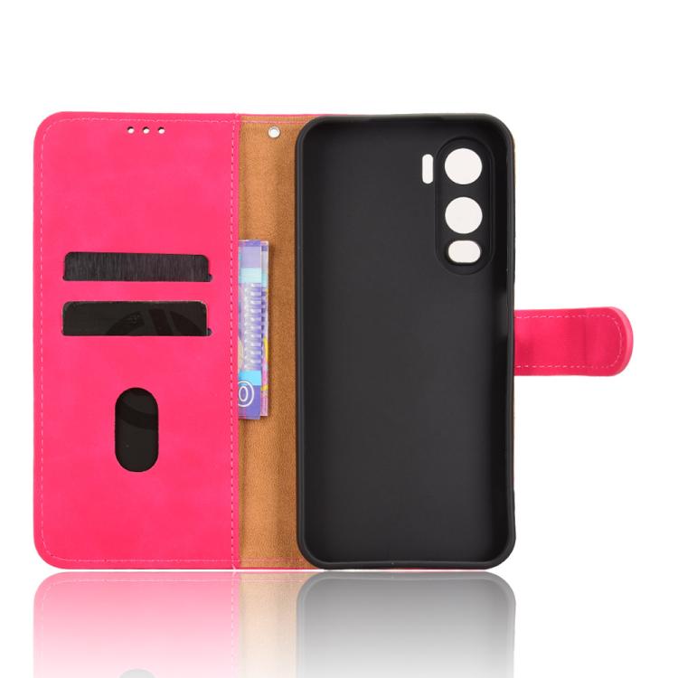For itel City 200 4G Skin Feel Magnetic Flip Leather Phone Case