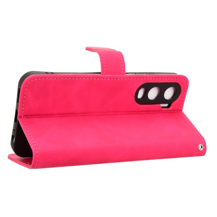 For itel City 200 4G Skin Feel Magnetic Flip Leather Phone Case