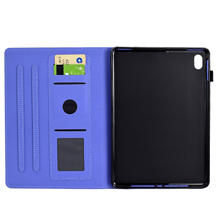 For iPad 2025 / 2022 Solid Color Fiber Texture Smart Tablet Leather Case