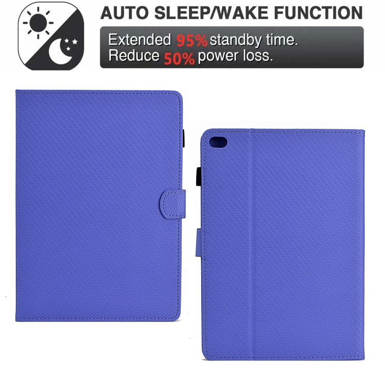 For iPad Air 10.5 2019 Solid Color Fiber Texture Smart Tablet Leather Case