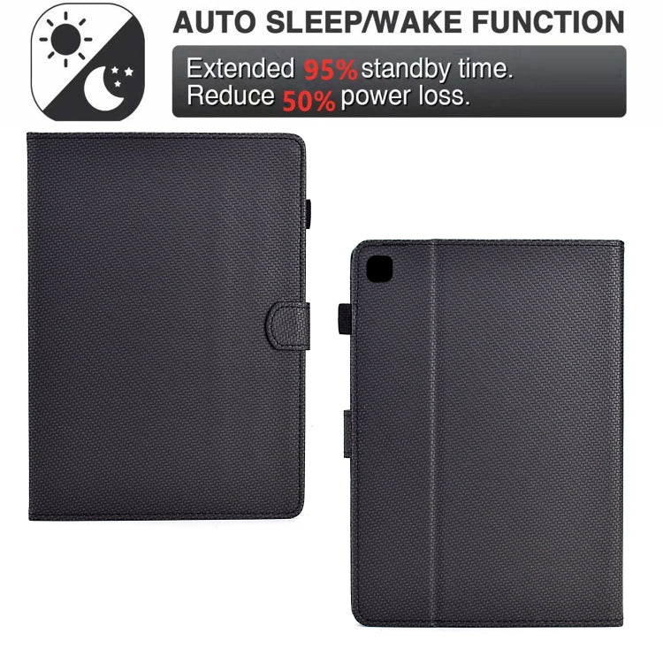 For iPad Air / Air 2 / 9.7 2017 / 2018 Solid Color Fiber Texture Smart Tablet Leather Case