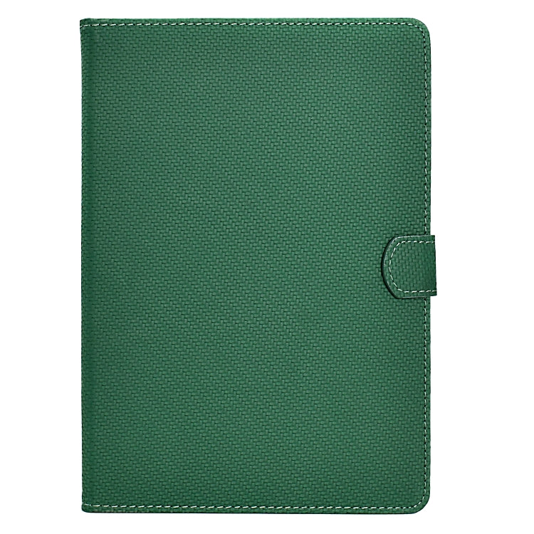 For Samsung Galaxy Tab A 10.1 2019 Solid Color Fiber Texture Smart Tablet Leather Case