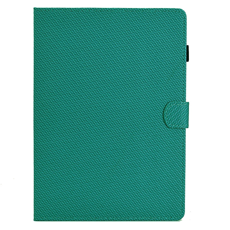 For Samsung Galaxy Tab A 10.1 2019 Solid Color Fiber Texture Smart Tablet Leather Case