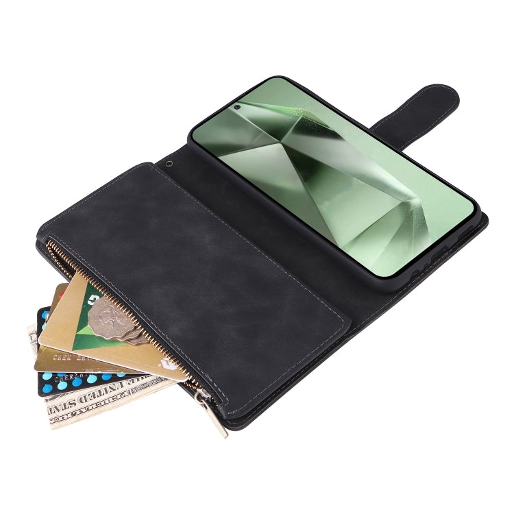 For Samsung Galaxy S24 FE 5G Multifunctional Multi-Card Wallet Phone Leather Case
