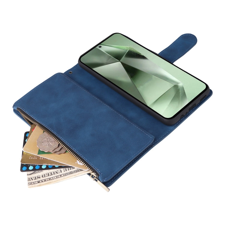 For Samsung Galaxy S24 FE 5G Multifunctional Multi-Card Wallet Phone Leather Case
