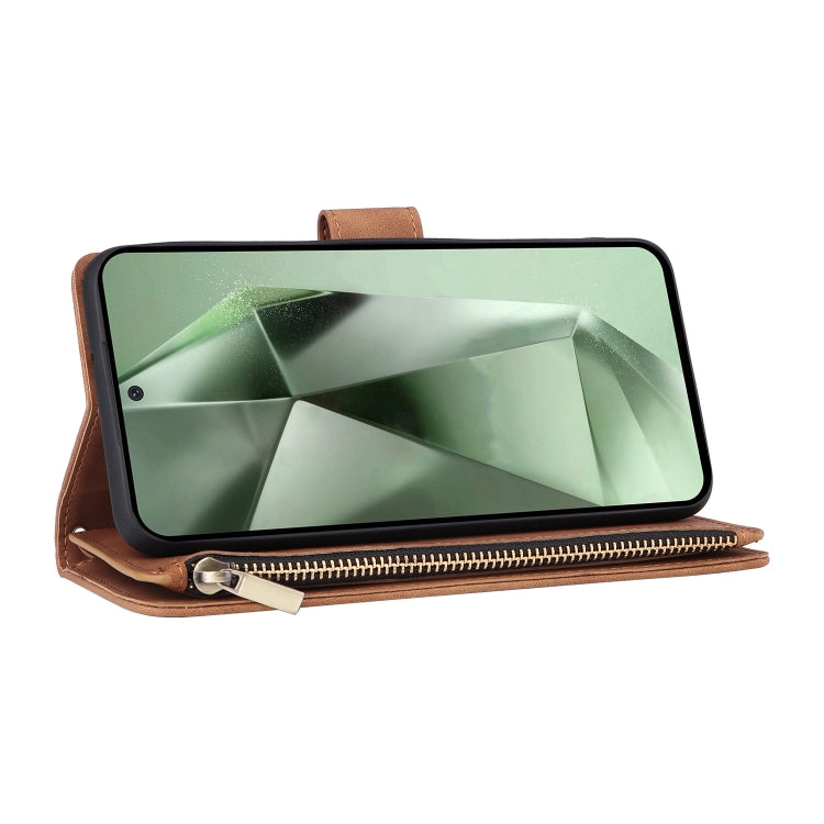 For Samsung Galaxy S24 FE 5G Multifunctional Multi-Card Wallet Phone Leather Case