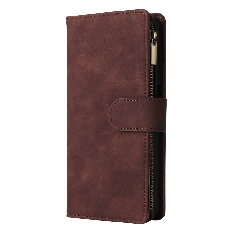 For Samsung Galaxy S24 FE 5G Multifunctional Multi-Card Wallet Phone Leather Case