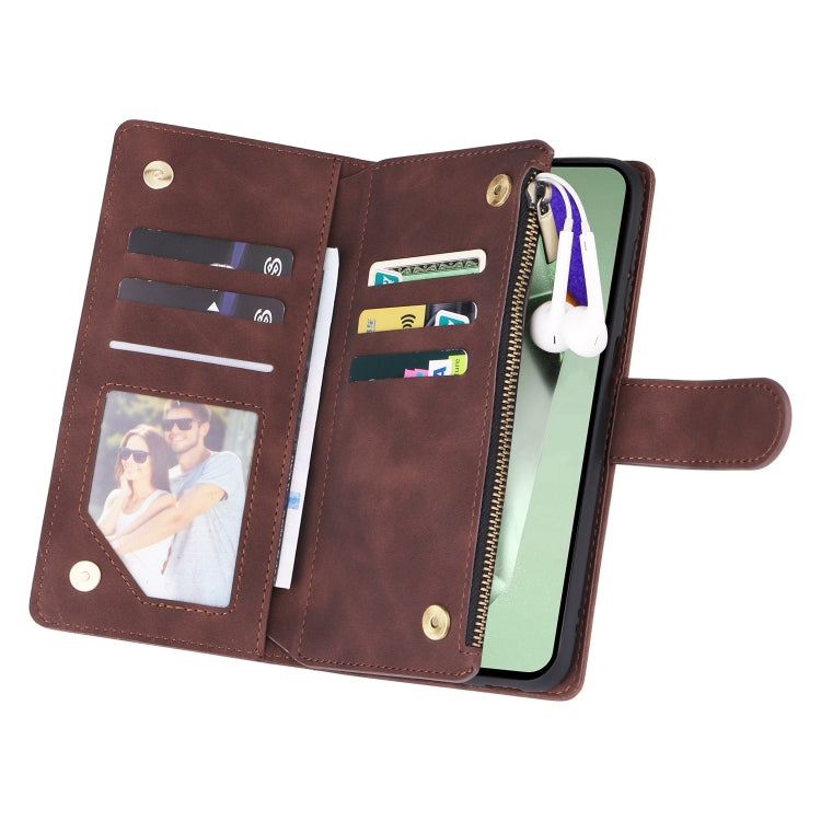 For Samsung Galaxy S24 FE 5G Multifunctional Multi-Card Wallet Phone Leather Case
