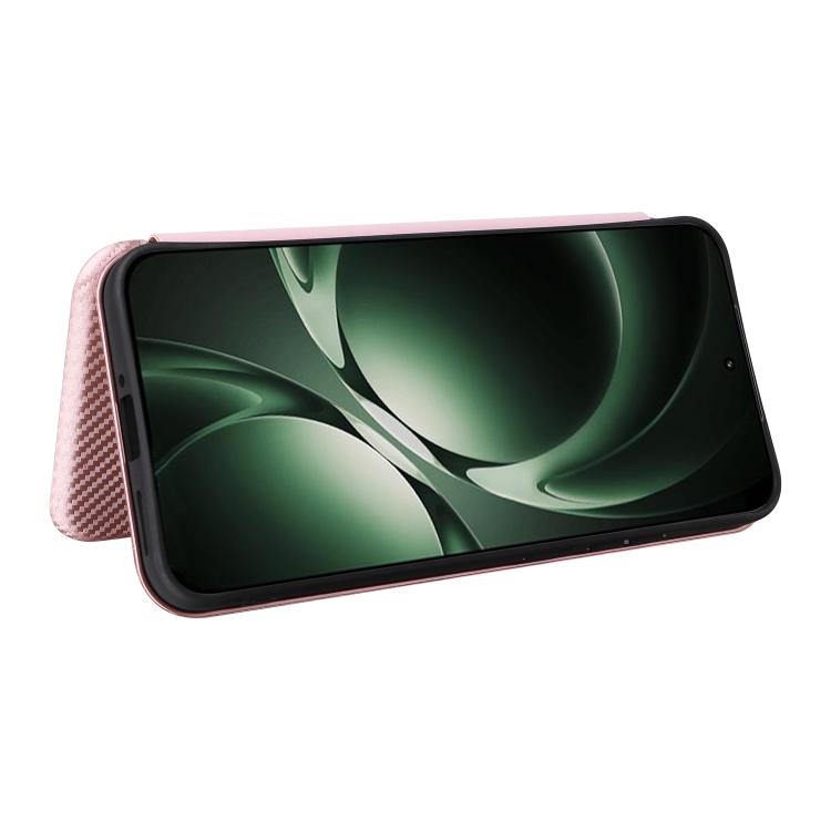 For Redmi K80 Ultra 5G Carbon Fiber Texture Flip Leather Phone Case