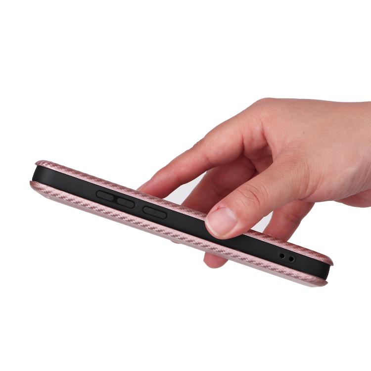 For Redmi K80 Ultra 5G Carbon Fiber Texture Flip Leather Phone Case