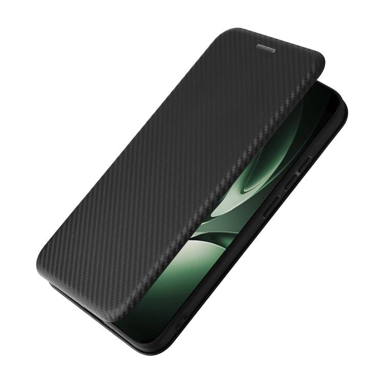 For Redmi K80 Ultra 5G Carbon Fiber Texture Flip Leather Phone Case