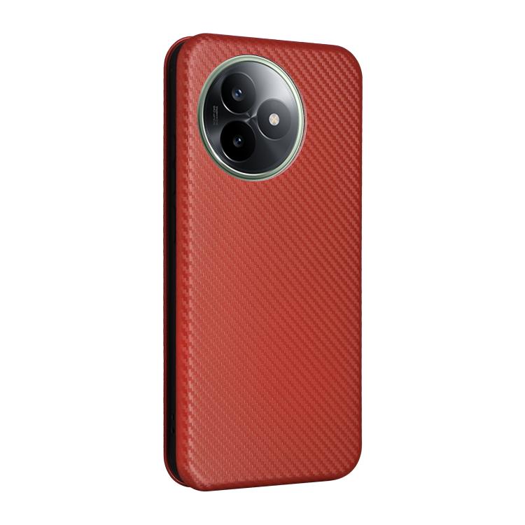 For Redmi K80 Ultra 5G Carbon Fiber Texture Flip Leather Phone Case