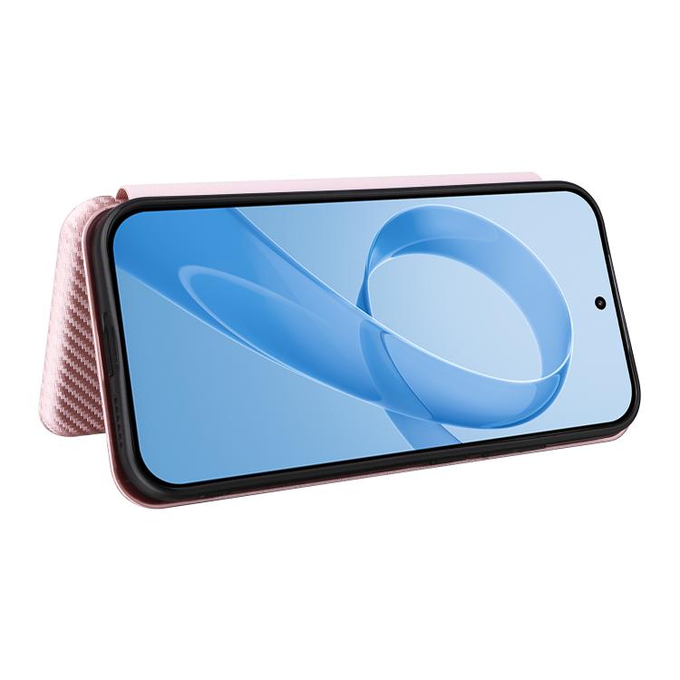 For Redmi K90 5G / Poco F8 Pro Carbon Fiber Texture Flip Leather Phone Case