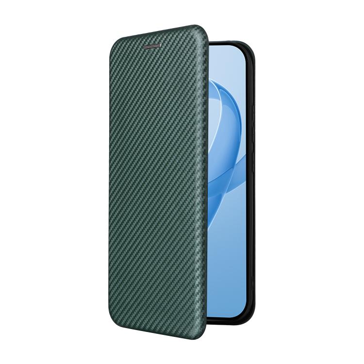 For Redmi K90 5G / Poco F8 Pro Carbon Fiber Texture Flip Leather Phone Case