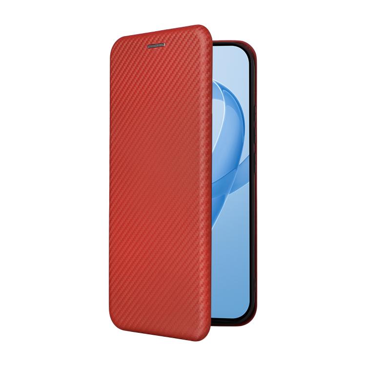 For Redmi K90 5G / Poco F8 Pro Carbon Fiber Texture Flip Leather Phone Case