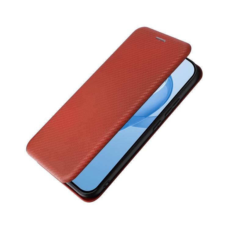 For Redmi K90 5G / Poco F8 Pro Carbon Fiber Texture Flip Leather Phone Case