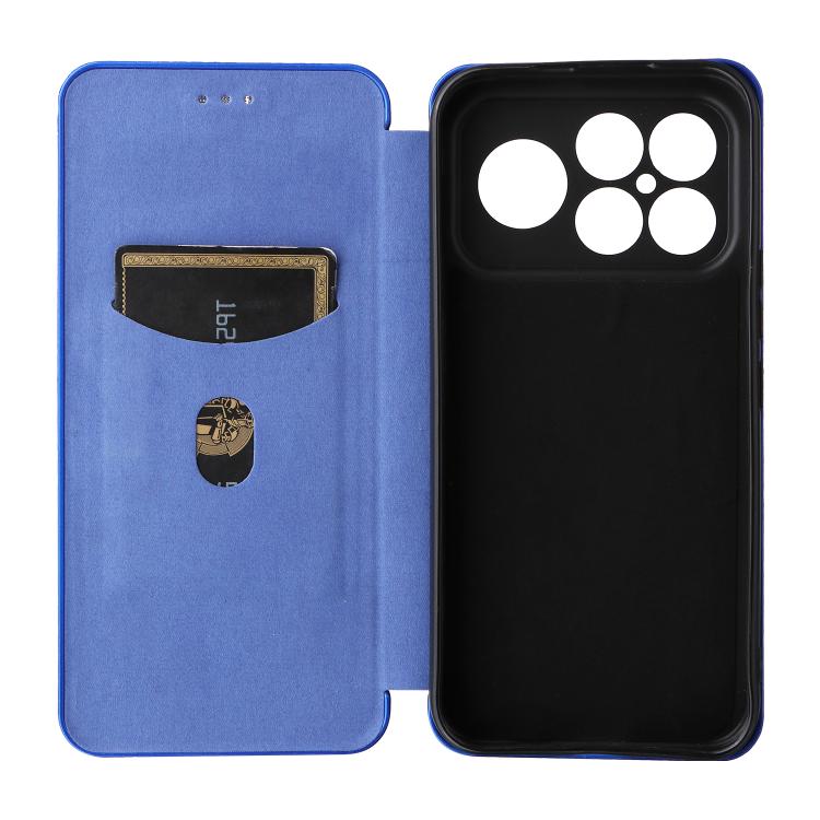 For Redmi K90 Pro Max 5G / Poco F8 Ultra Carbon Fiber Texture Flip Leather Phone Case