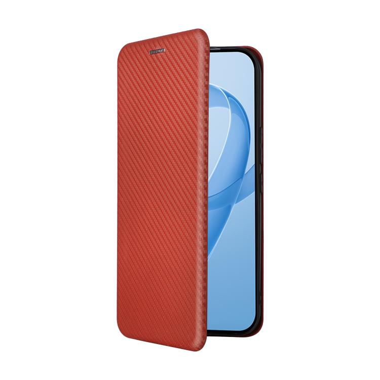 For Redmi K90 Pro Max 5G / Poco F8 Ultra Carbon Fiber Texture Flip Leather Phone Case