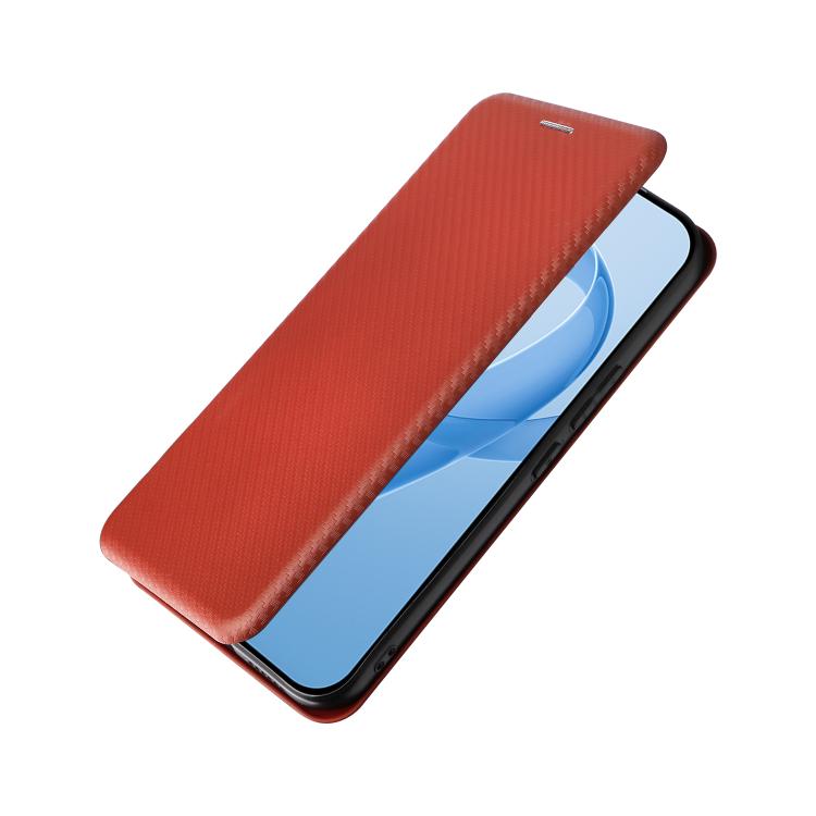 For Redmi K90 Pro Max 5G / Poco F8 Ultra Carbon Fiber Texture Flip Leather Phone Case
