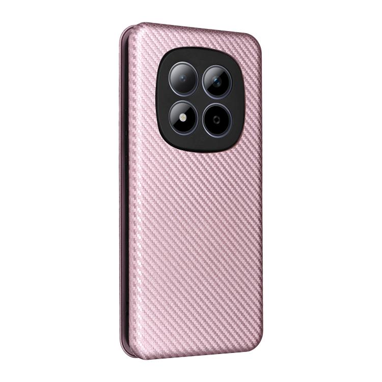 For Redmi Note 15 Pro 4G Global 163.2mm Carbon Fiber Texture Flip Leather Phone Case